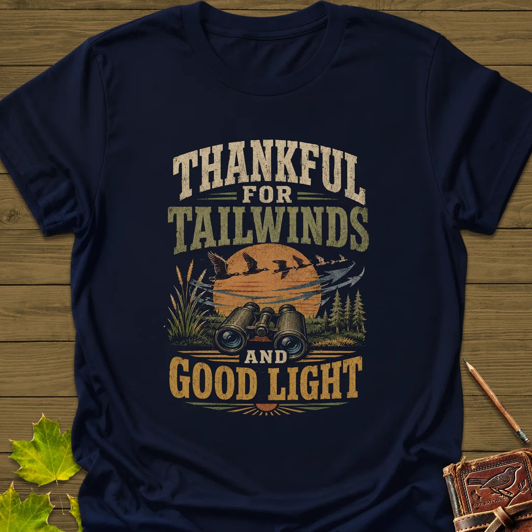 Thankful For Tailwinds T-Shirt in Navy