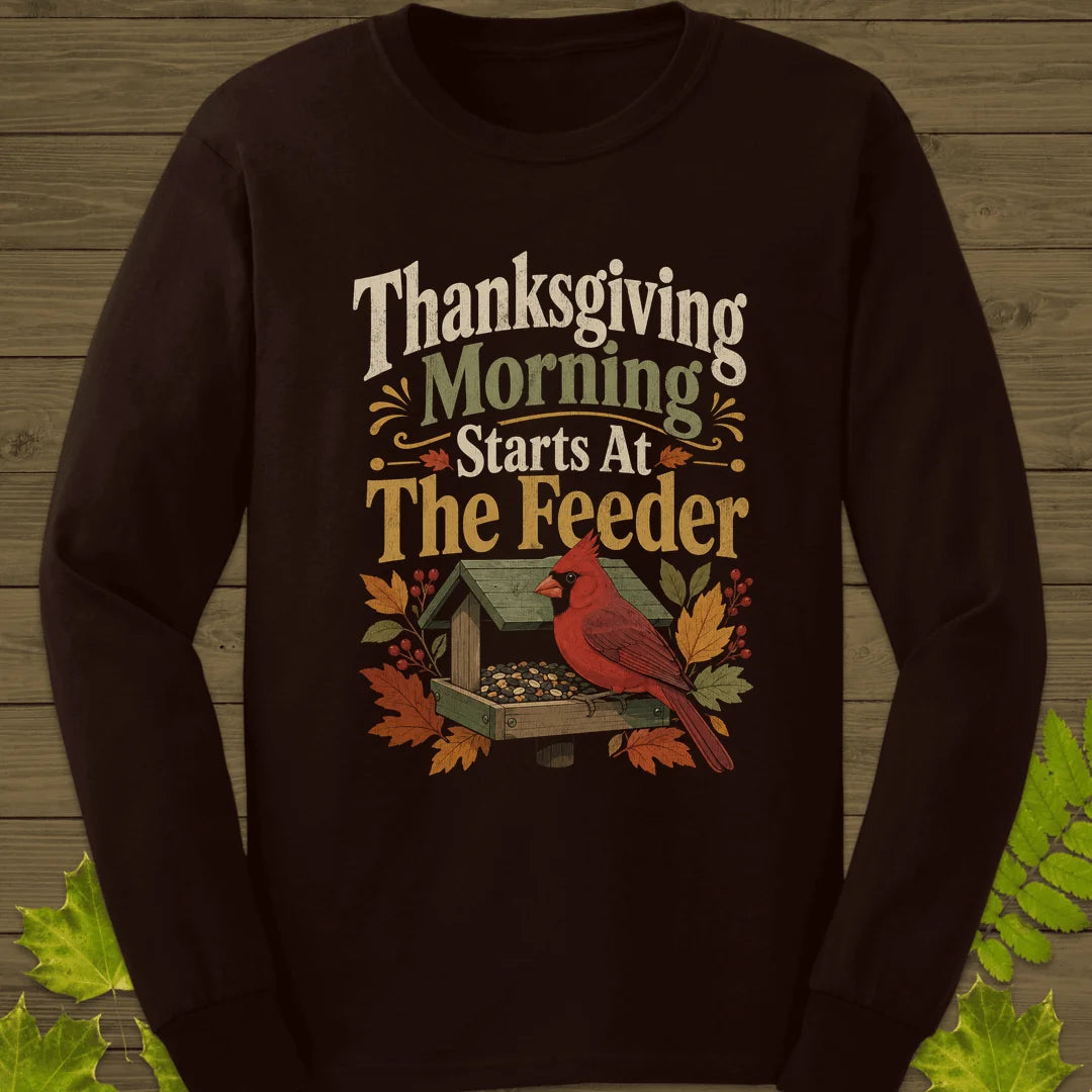 Feeder First Thanksgiving Long Sleeve in Dark Chocolate