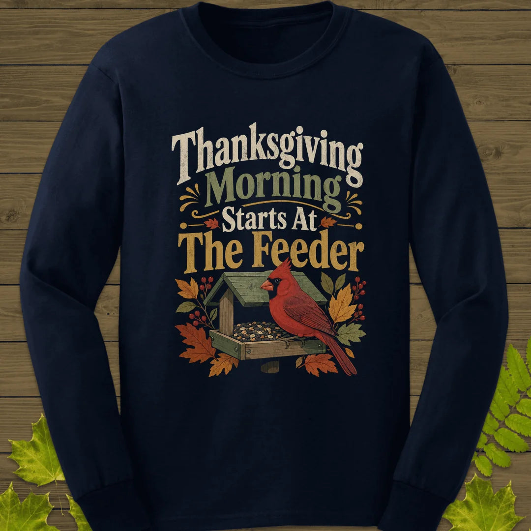 Feeder First Thanksgiving Long Sleeve in Navy