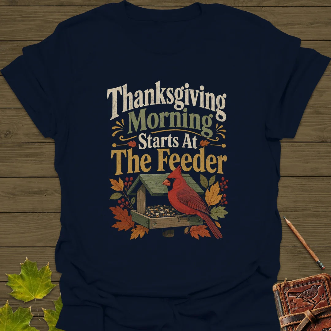 Feeder First Thanksgiving T-Shirt in Navy