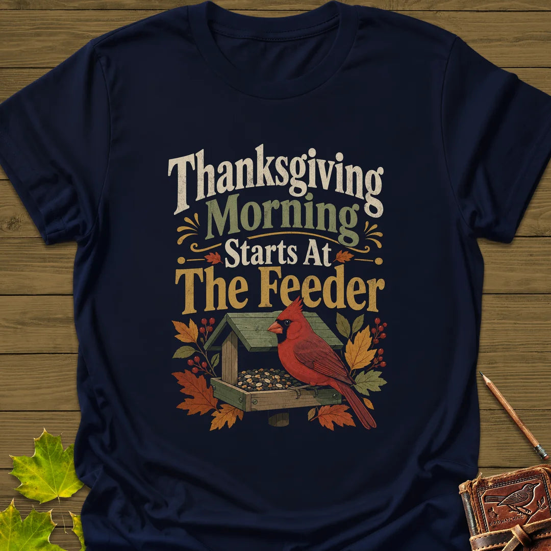 Feeder First Thanksgiving T-Shirt in Navy