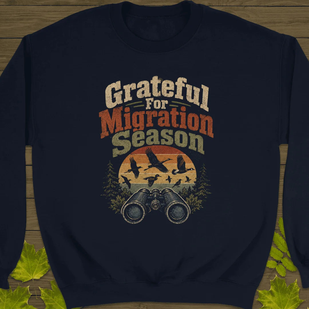 Grateful For Migration Sweatshirt in Navy