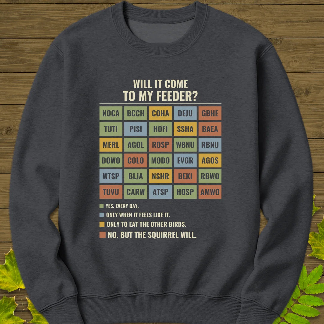 Feeder Forecast Sweatshirt in Dark Heather