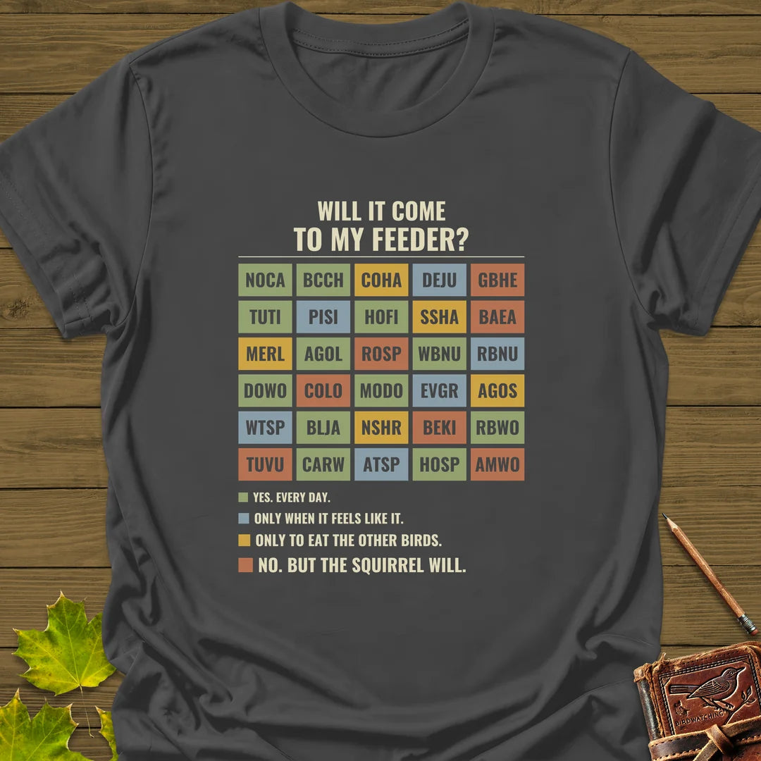 Feeder Forecast T-Shirt in Charcoal