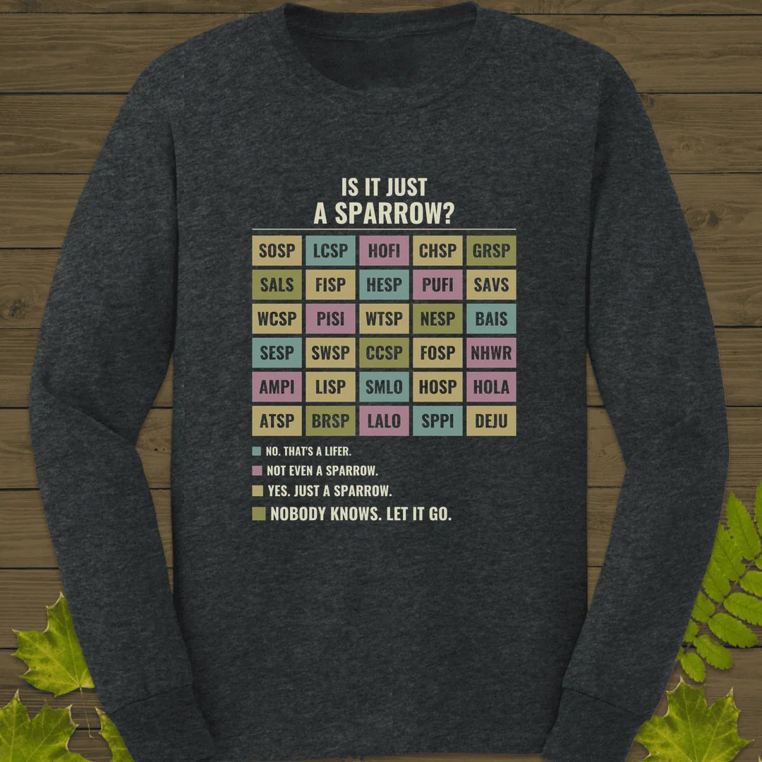 Just A Sparrow Long Sleeve in Dark Heather