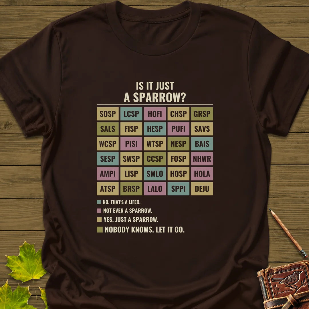 Just A Sparrow T-Shirt in Dark Chocolate