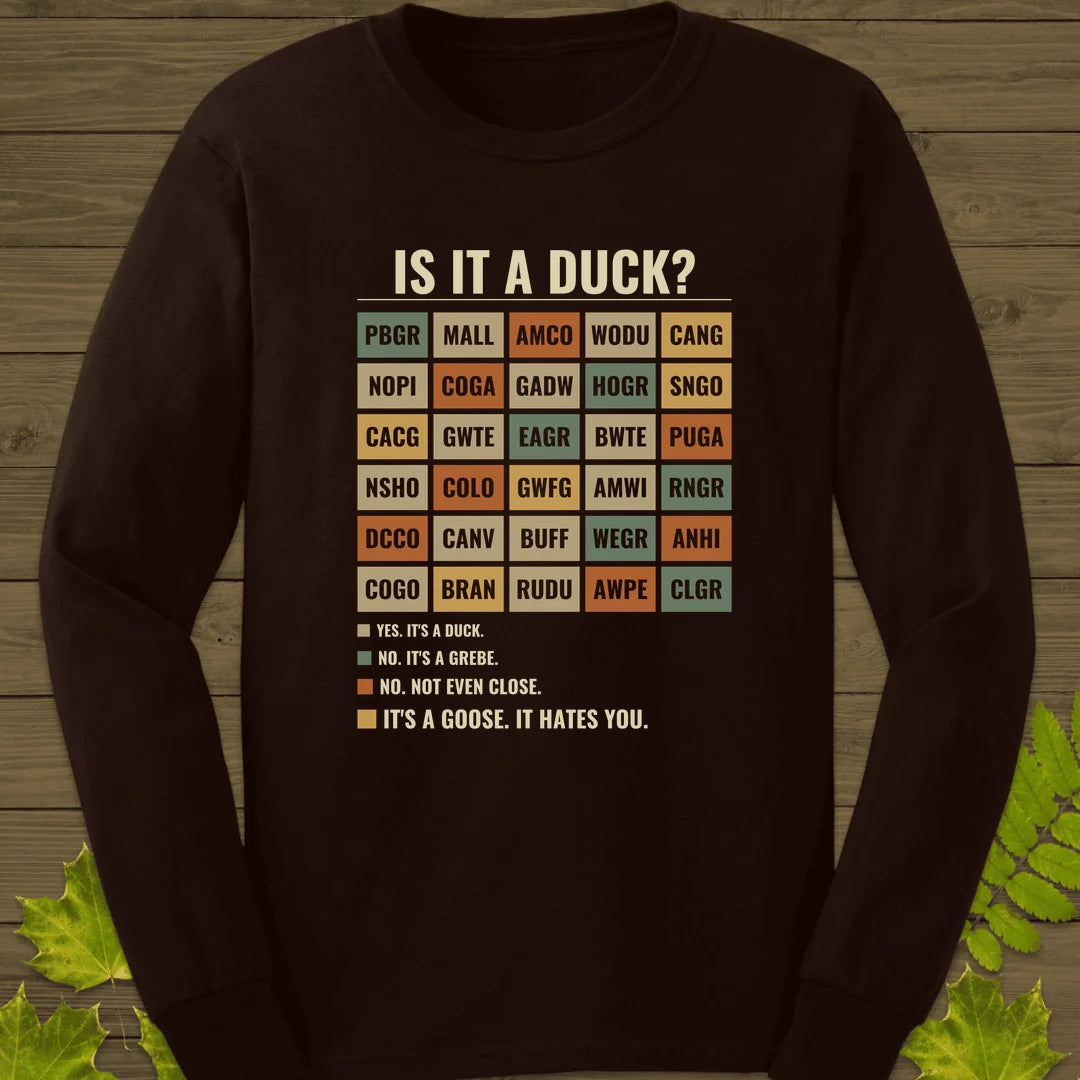 Is It A Duck Long Sleeve in Dark Chocolate