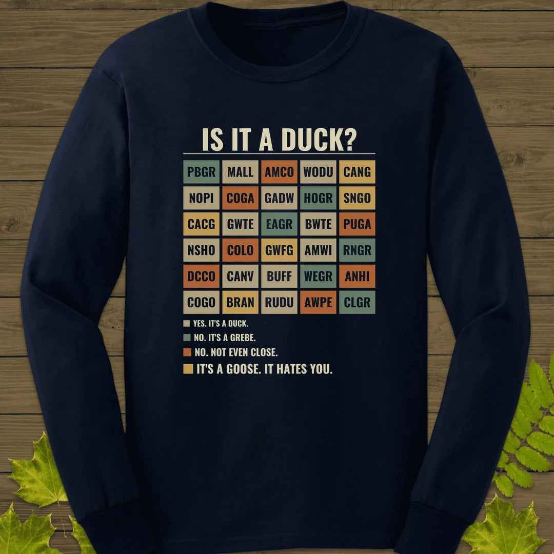Is It A Duck Long Sleeve in Navy