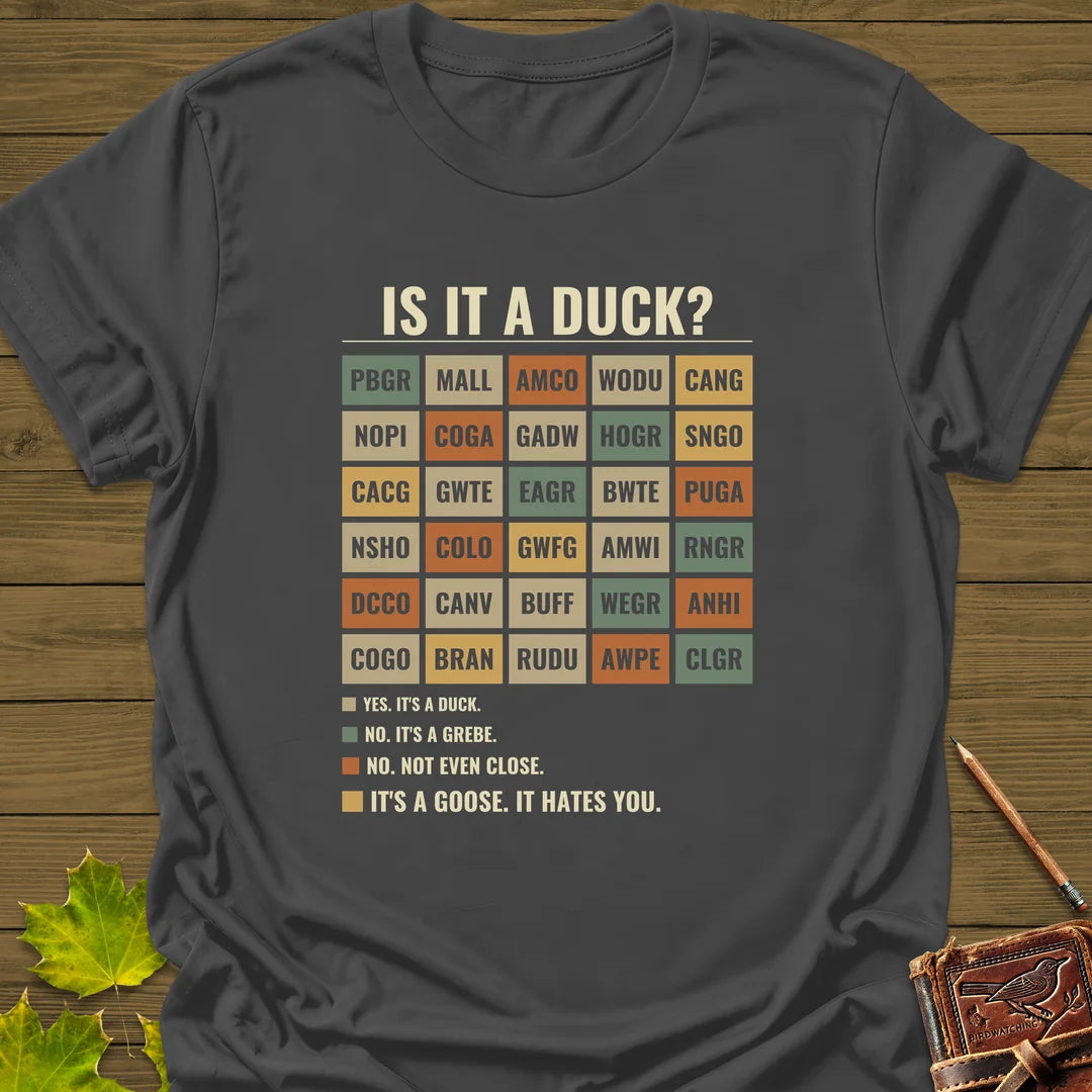 Is It A Duck T-Shirt in Charcoal