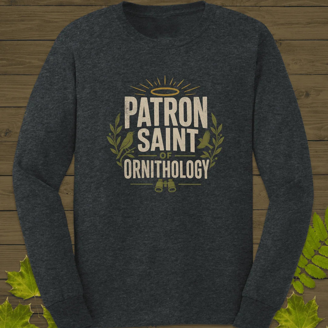 Patron Saint Ornithology Long Sleeve in Dark Heather