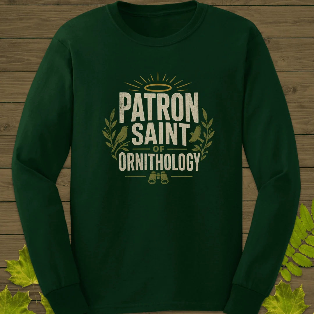 Patron Saint Ornithology Long Sleeve in Forest Green