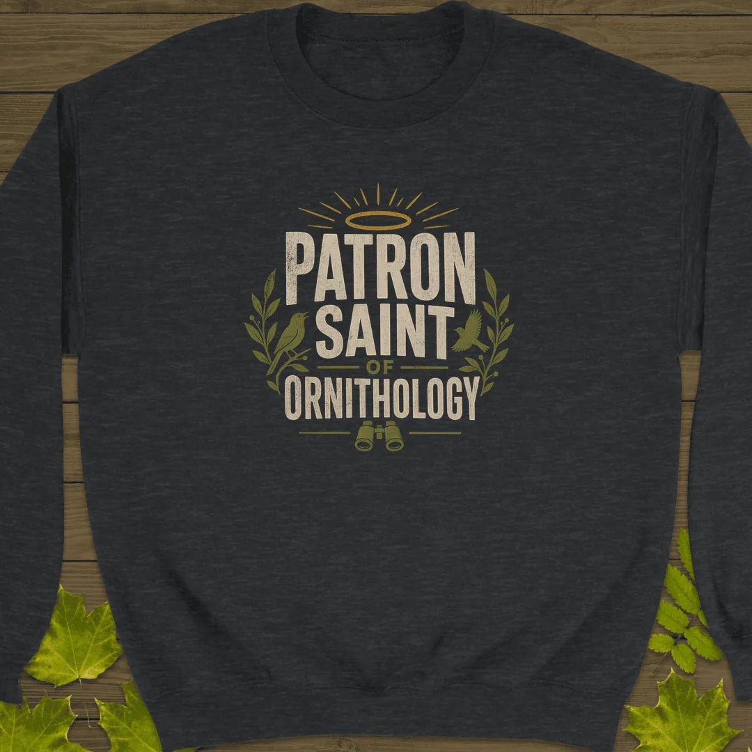 Patron Saint Ornithology Sweatshirt in Dark Heather