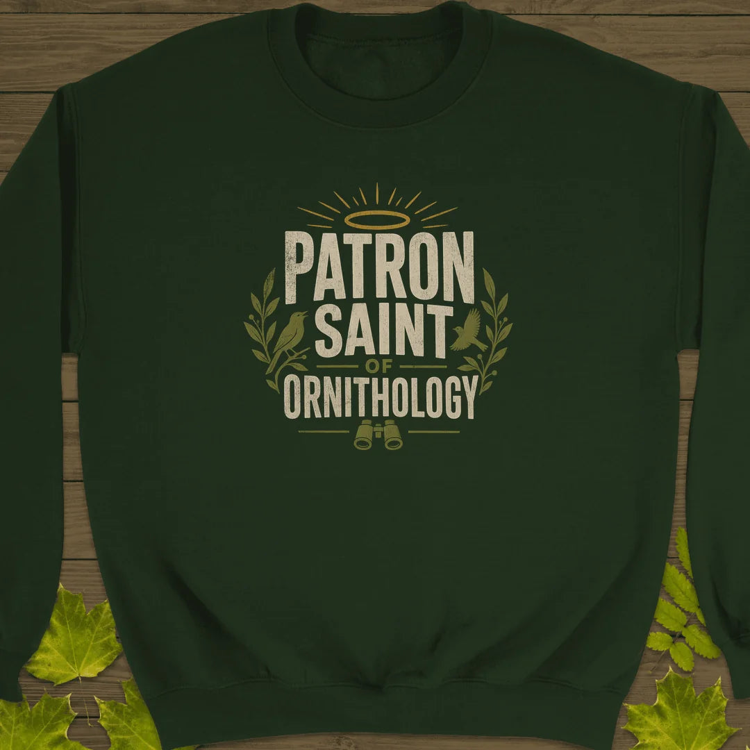 Patron Saint Ornithology Sweatshirt in Forest Green
