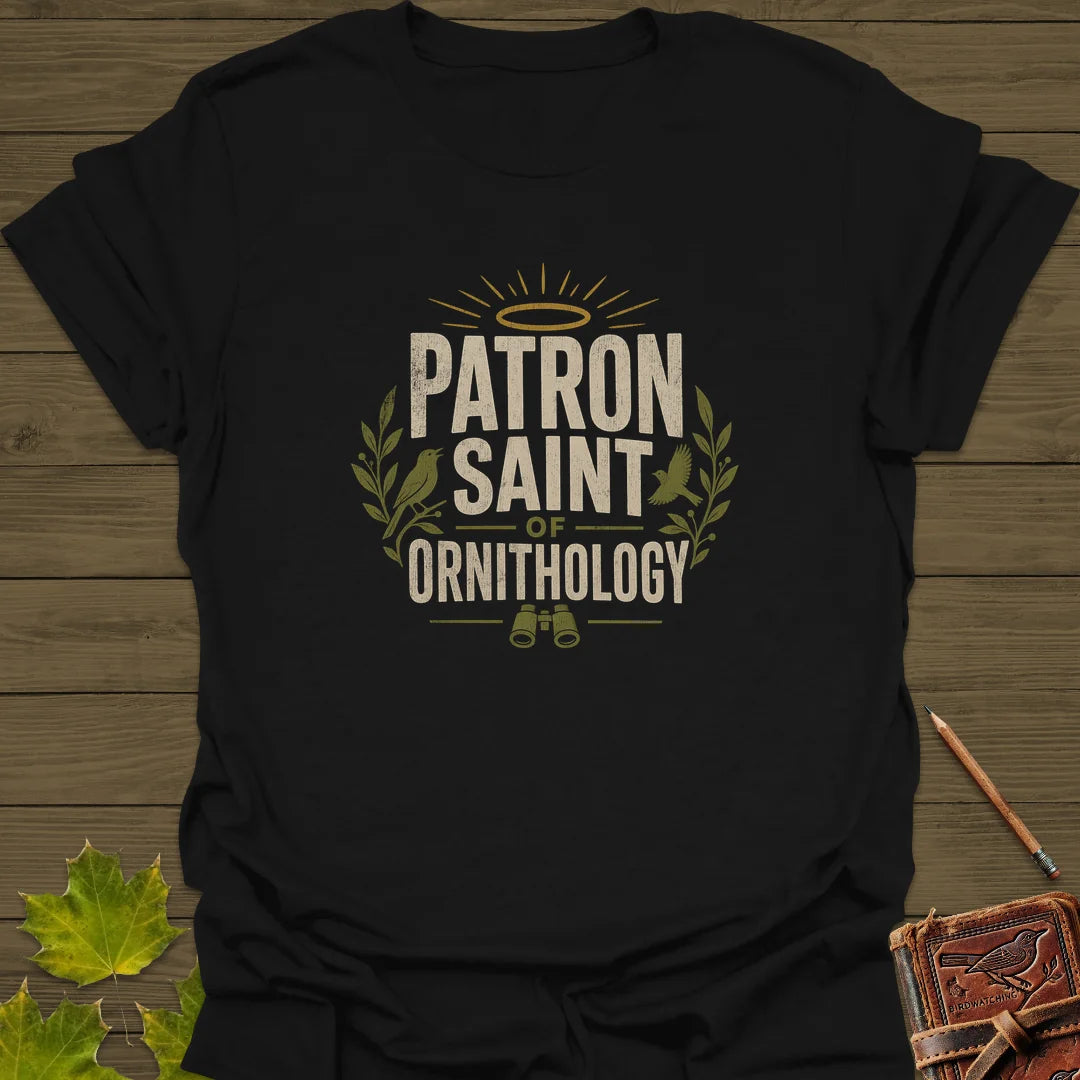 Patron Saint Ornithology T-Shirt in Black