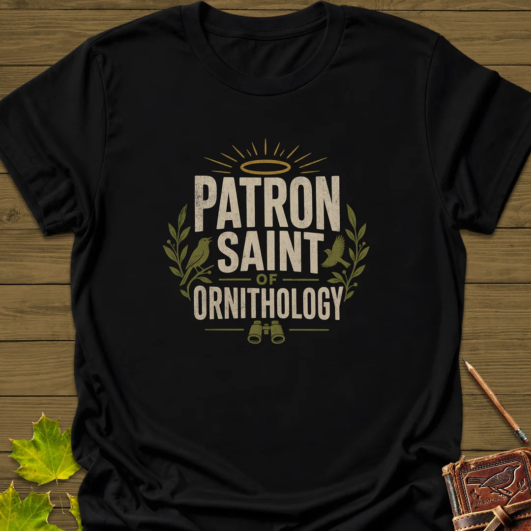 Patron Saint Ornithology T-Shirt in Black