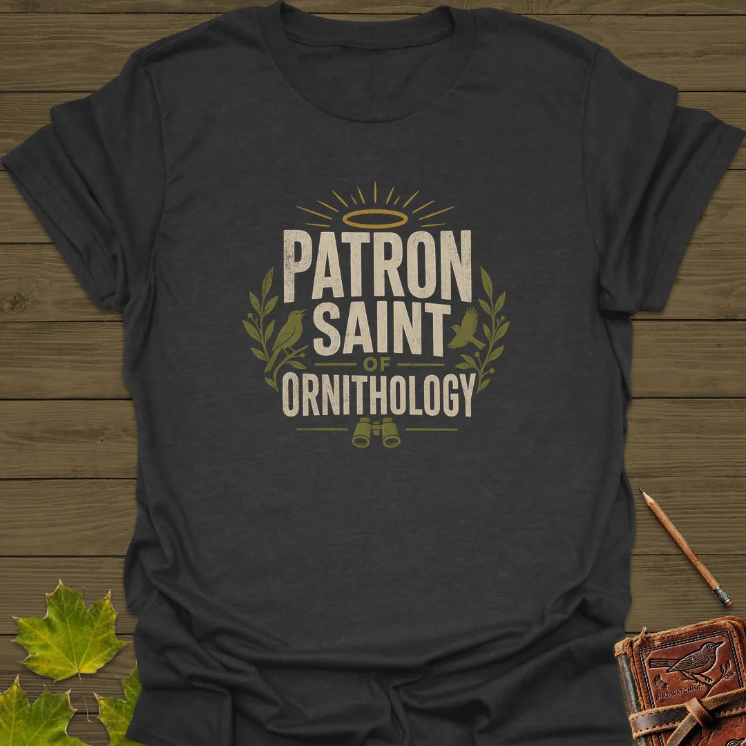 Patron Saint Ornithology T-Shirt in Dark Heather
