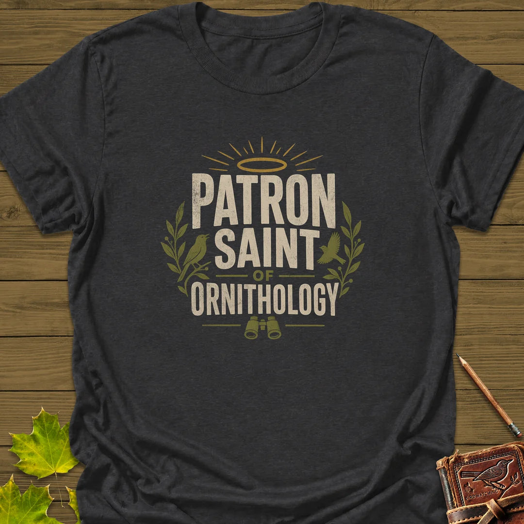 Patron Saint Ornithology T-Shirt in Dark Heather