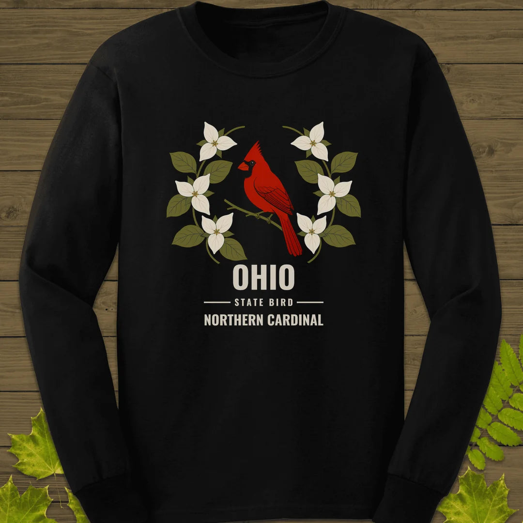 Ohio State Bird Long Sleeve in Black