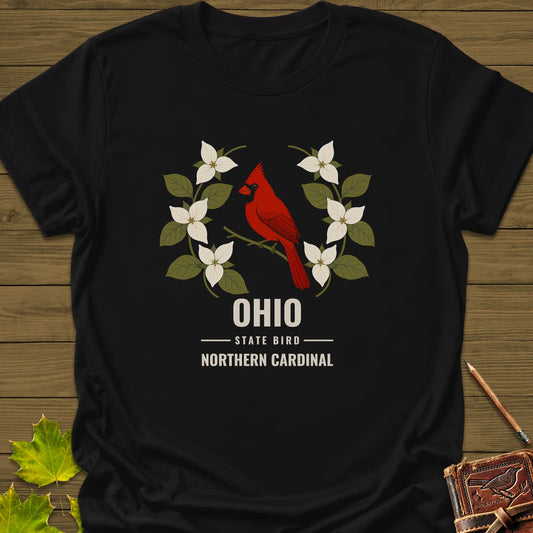 Ohio State Bird T-Shirt in Black