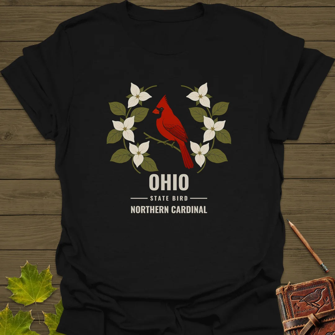Ohio State Bird T-Shirt in Black