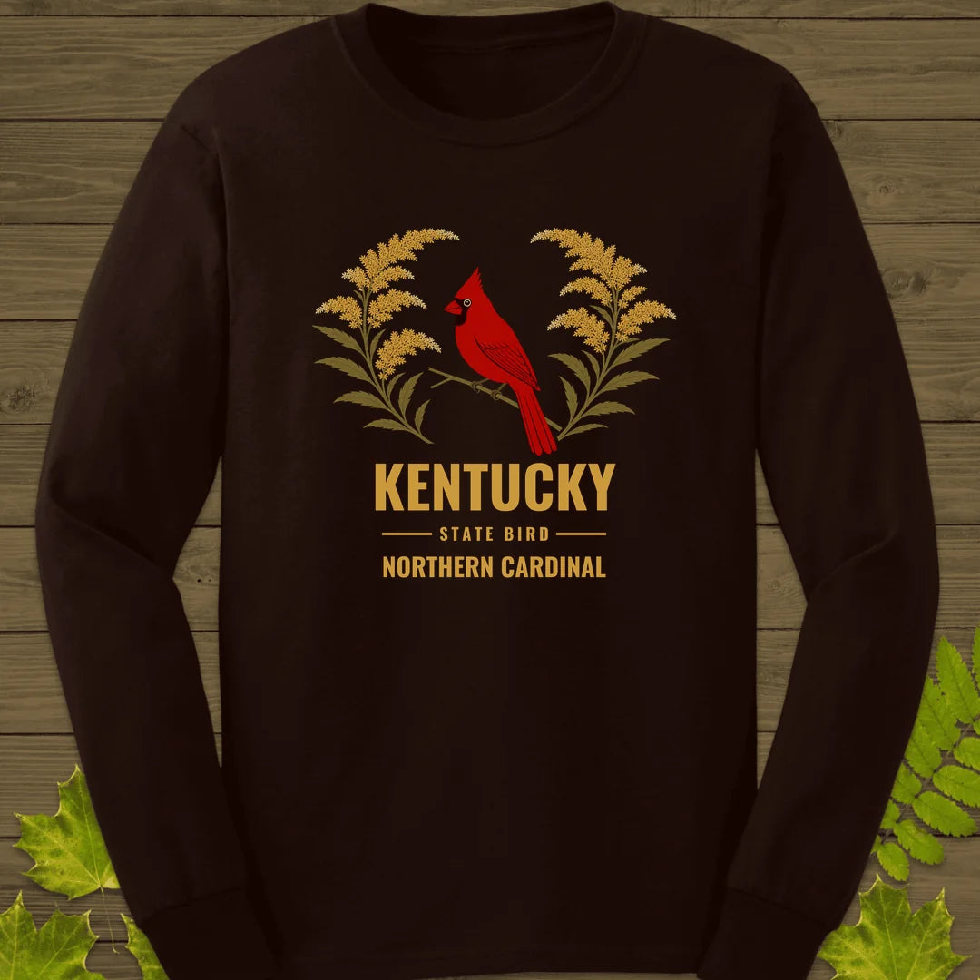 Kentucky State Bird Long Sleeve in Dark Chocolate