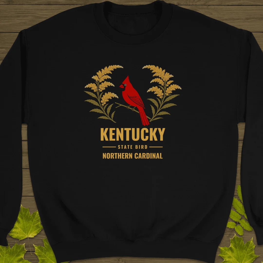 Kentucky State Bird Sweatshirt in Black