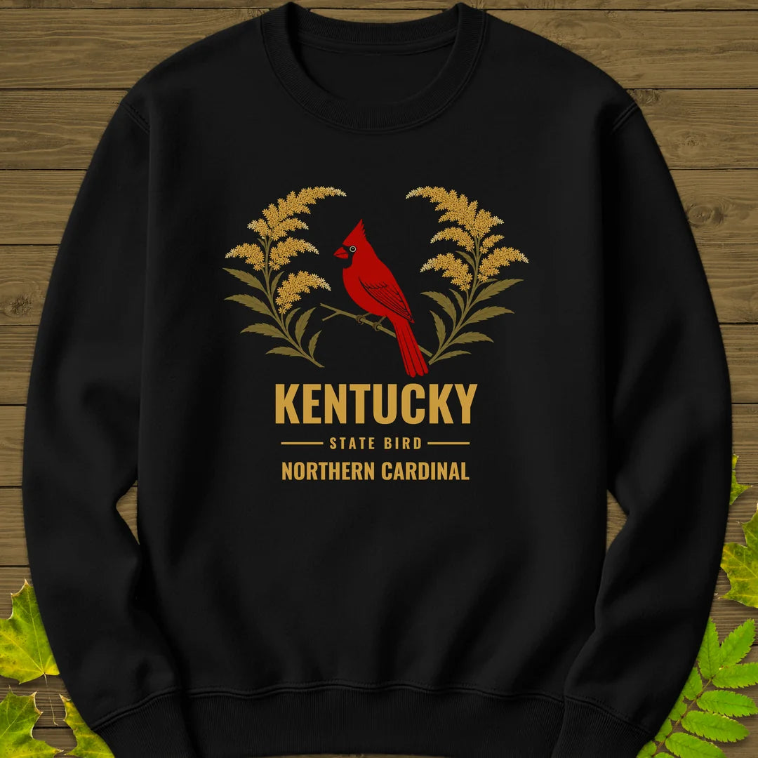 Kentucky State Bird Sweatshirt in Black