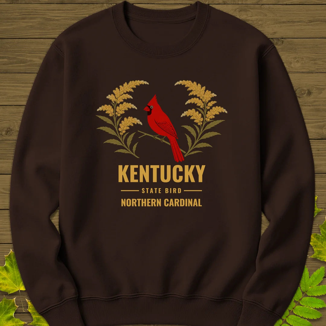 Kentucky State Bird Sweatshirt in Dark Chocolate