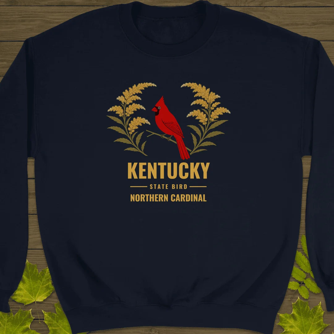 Kentucky State Bird Sweatshirt in Navy