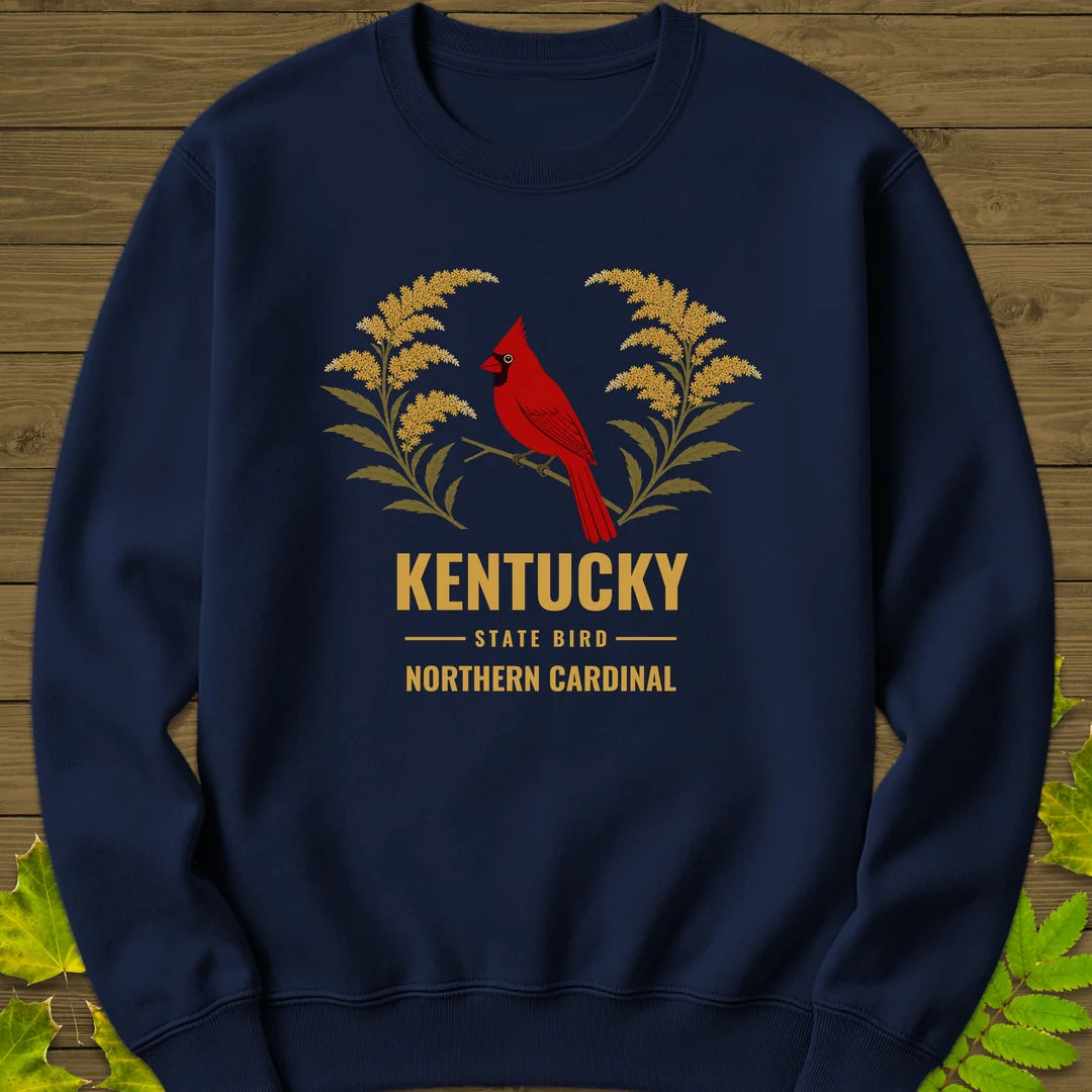 Kentucky State Bird Sweatshirt in Navy