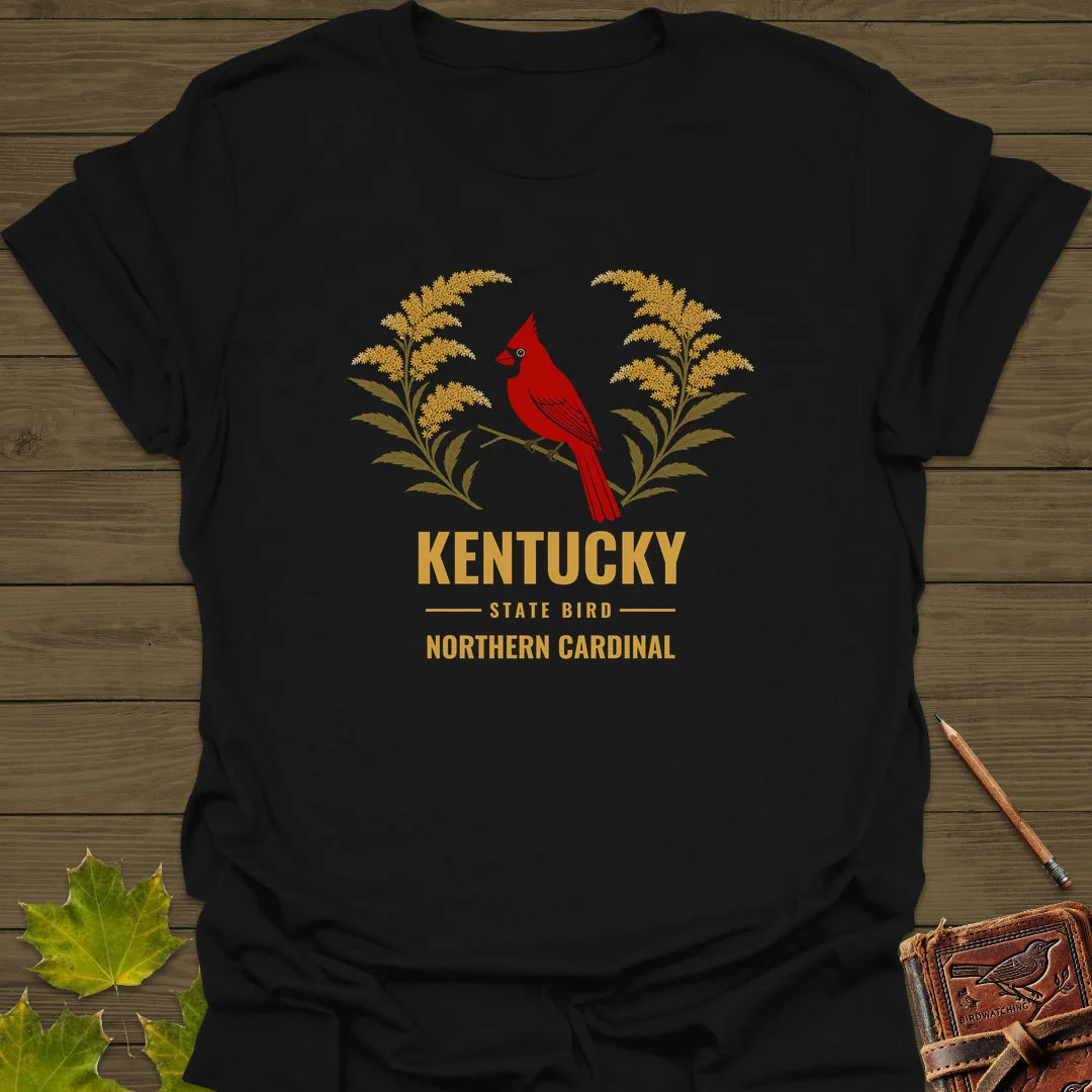 Kentucky State Bird T-Shirt in Black