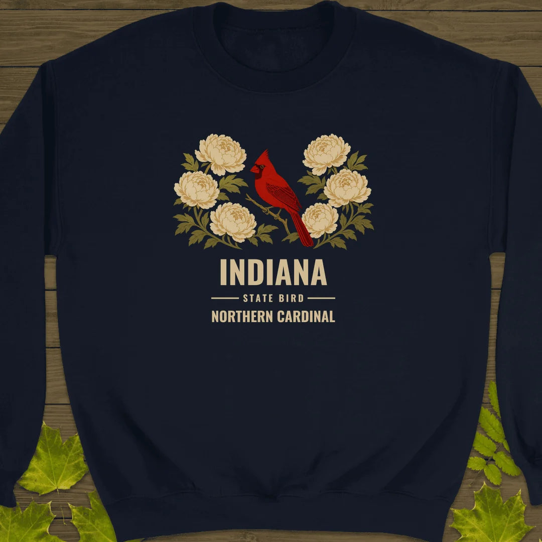 Indiana State Bird Sweatshirt in Navy