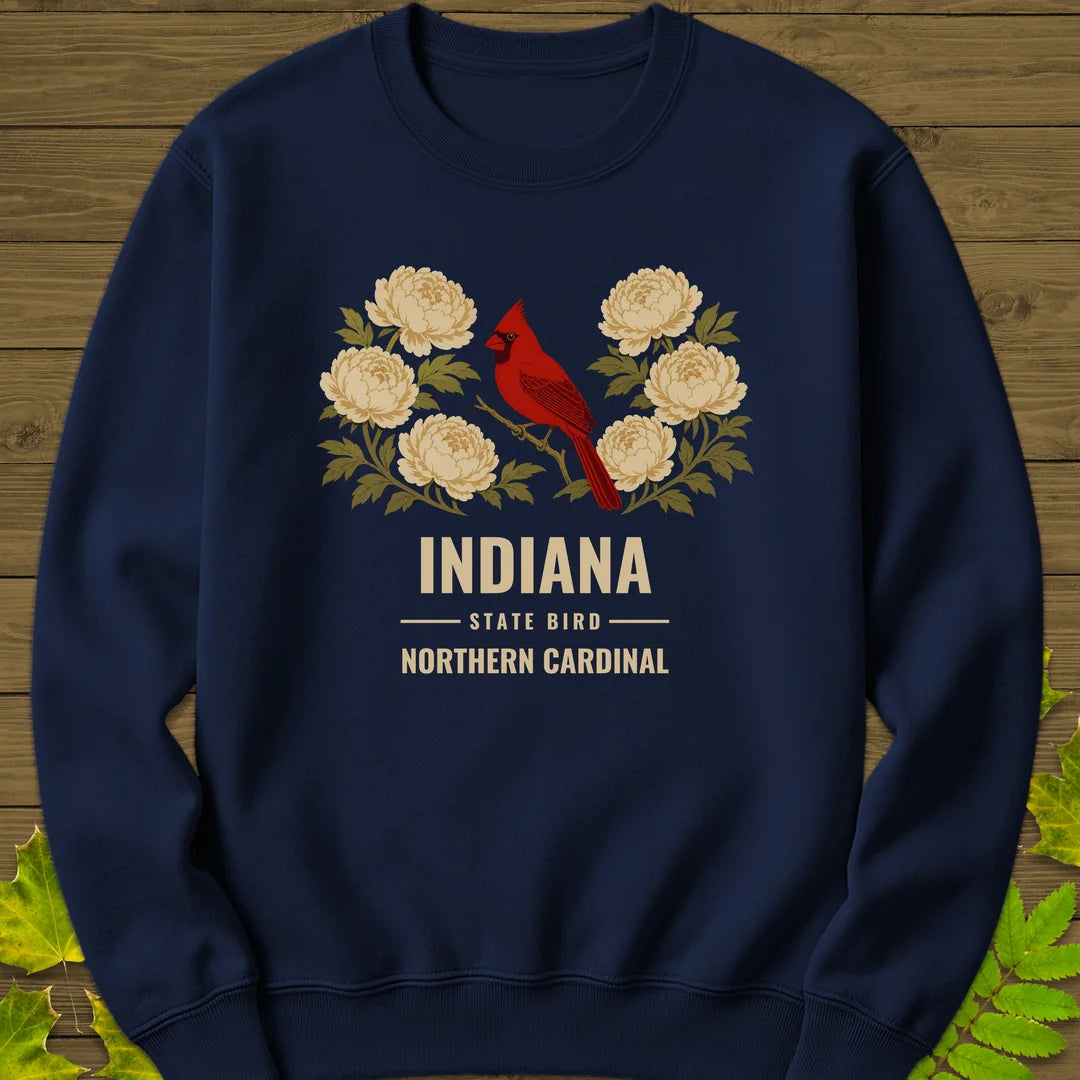 Indiana State Bird Sweatshirt in Navy