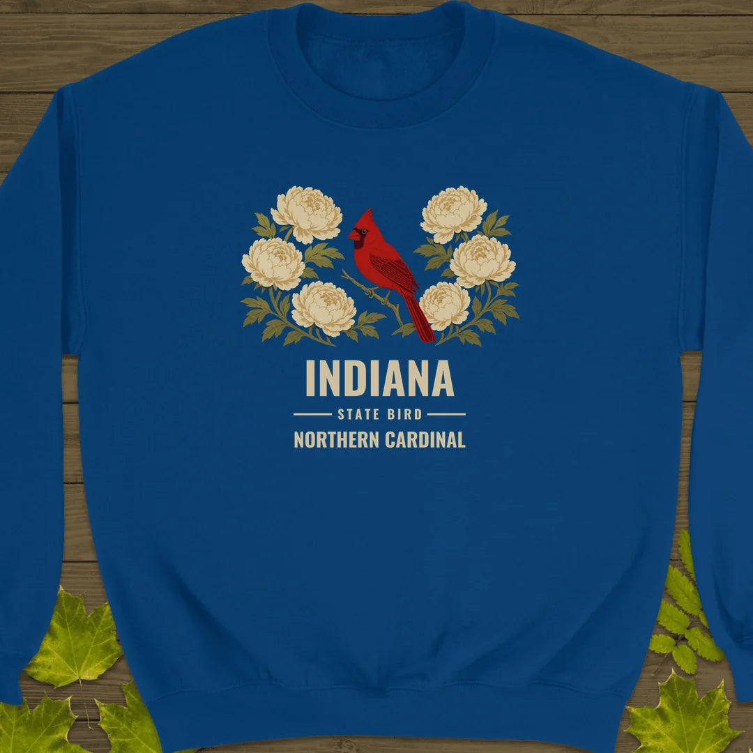 Indiana State Bird Sweatshirt in Royal