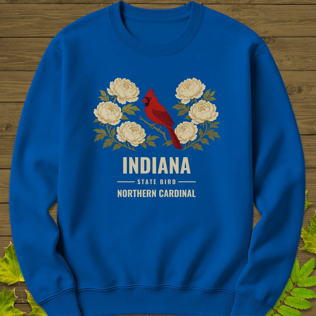 Indiana State Bird Sweatshirt in Royal