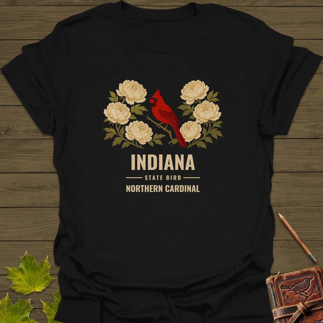 Indiana State Bird T-Shirt in Black