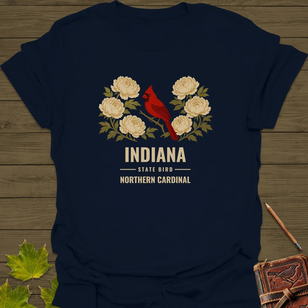 Indiana State Bird T-Shirt in Navy