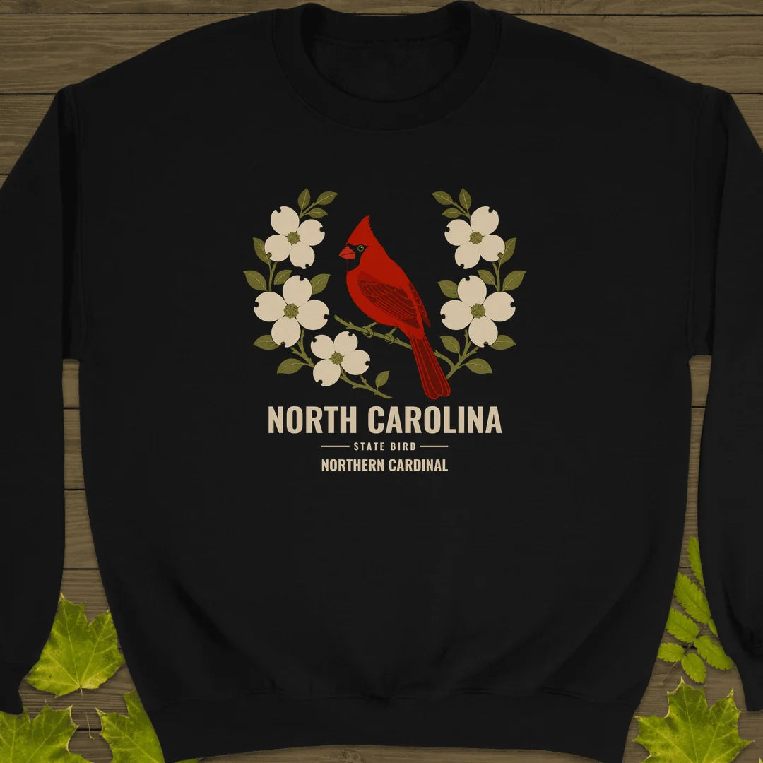 North Carolina State Bird Sweatshirt in Black