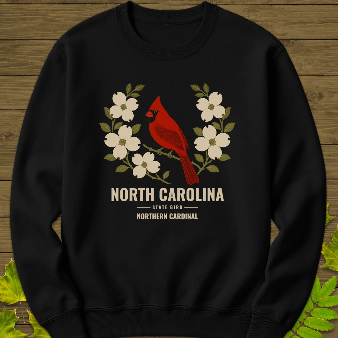 North Carolina State Bird Sweatshirt in Black