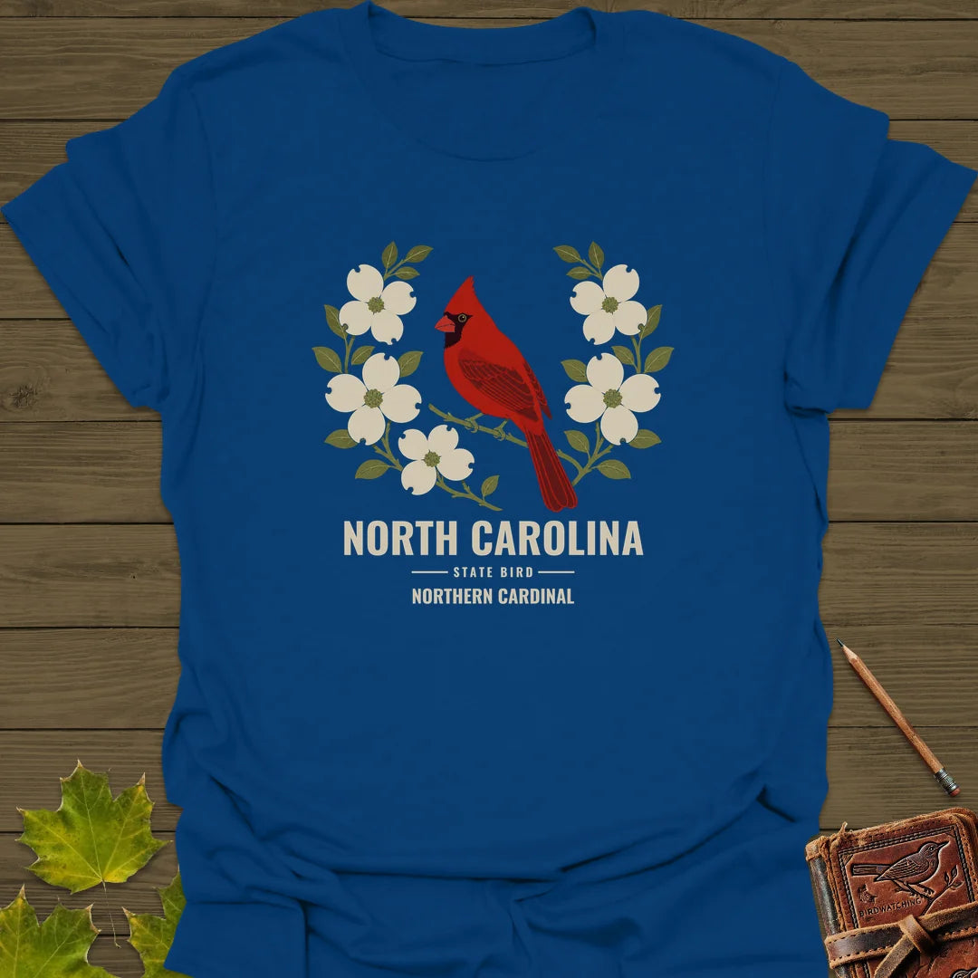 North Carolina State Bird T-Shirt in Royal