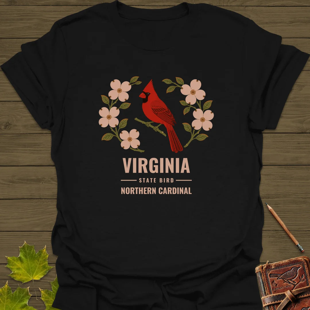 Virginia State Bird T-Shirt in Black