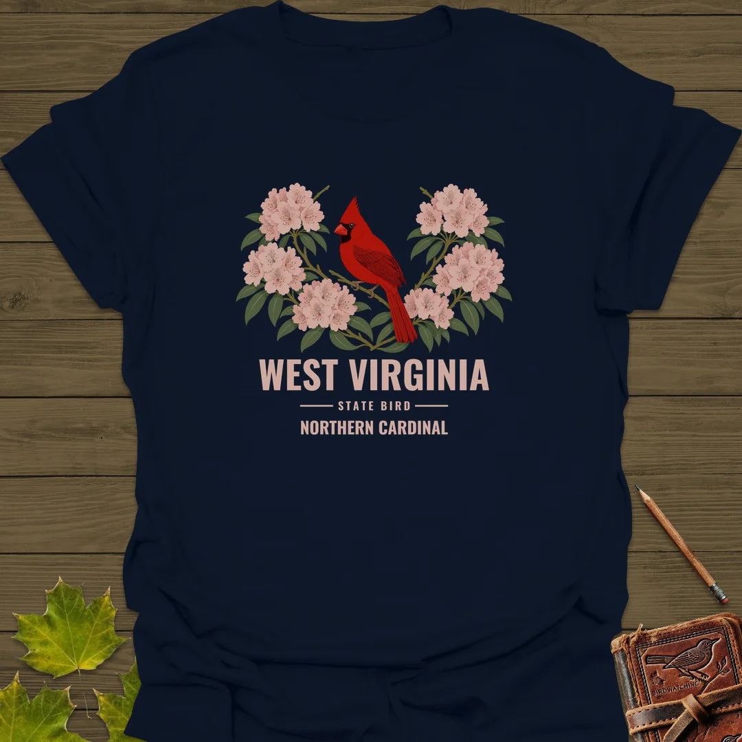 West Virginia State Bird T-Shirt in Navy