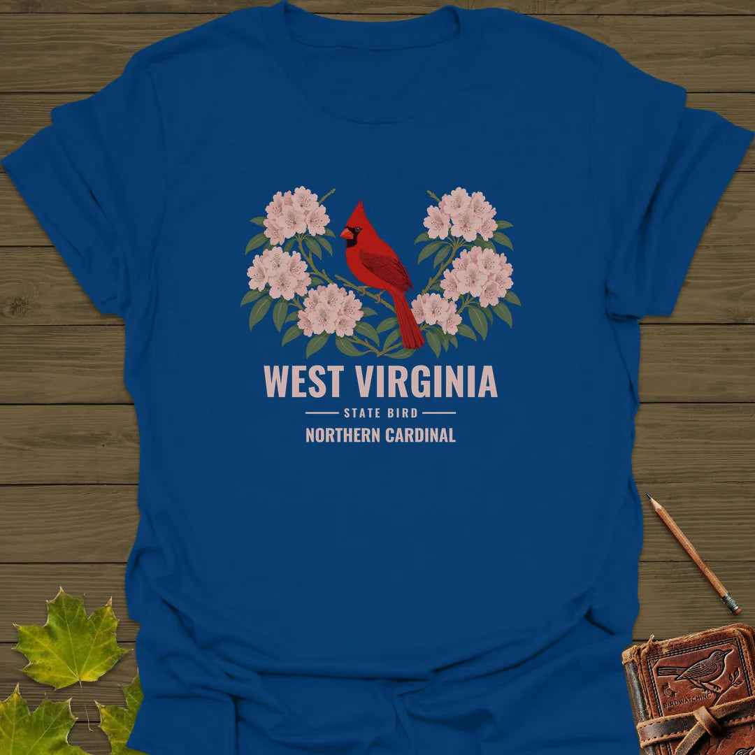West Virginia State Bird T-Shirt in Royal