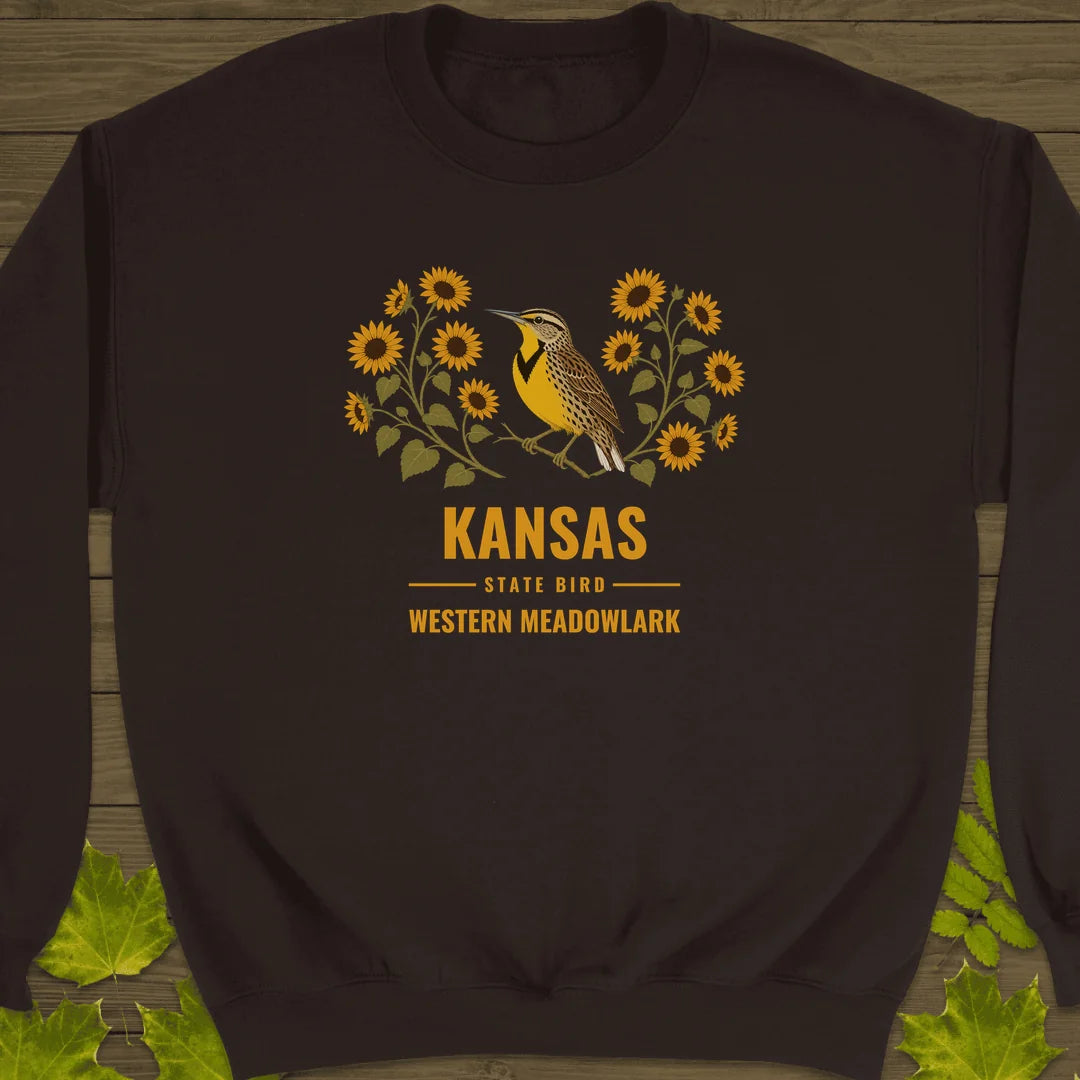 Kansas State Bird Sweatshirt in Dark Chocolate