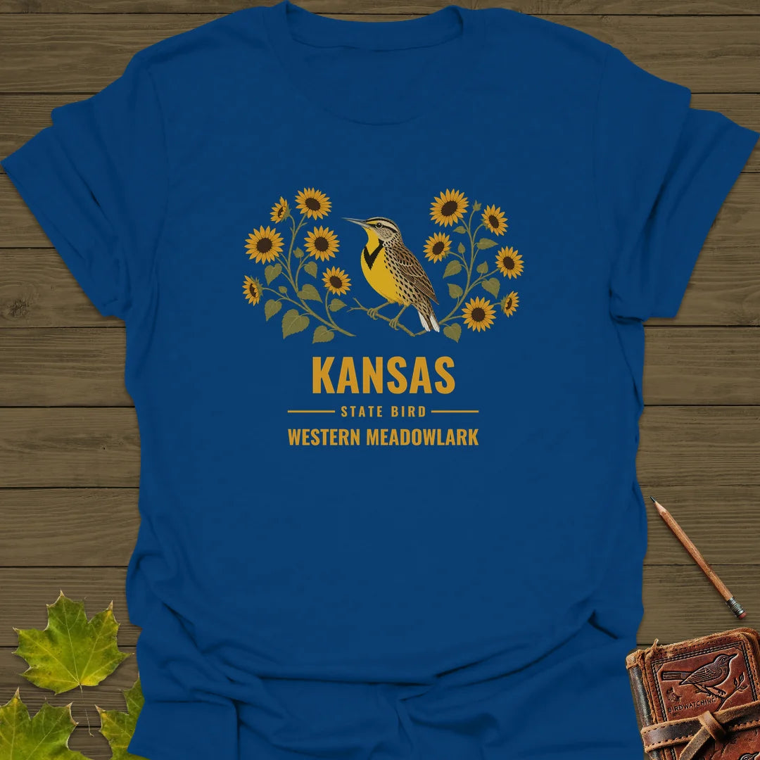 Kansas State Bird T-Shirt in Royal