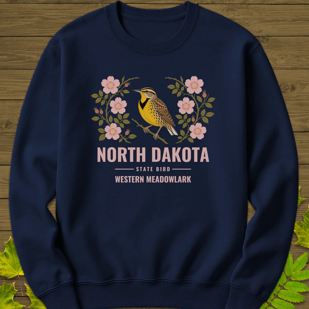 North Dakota State Bird Sweatshirt in Navy