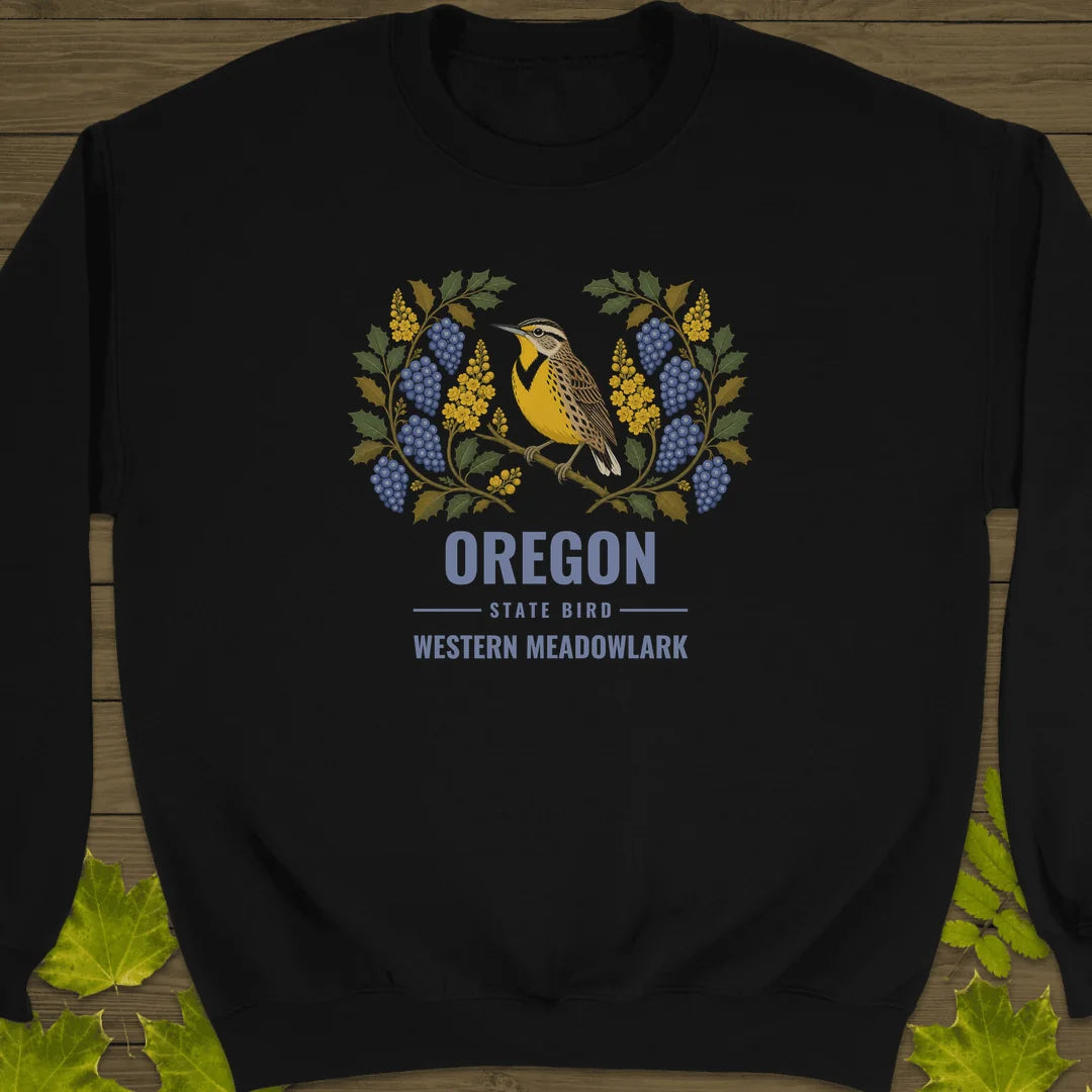 Oregon State Bird Sweatshirt in Black
