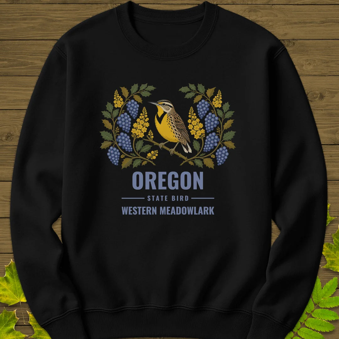 Oregon State Bird Sweatshirt in Black