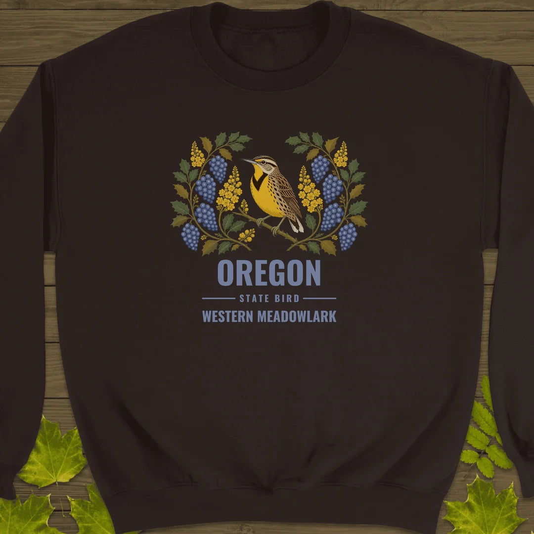 Oregon State Bird Sweatshirt in Dark Chocolate