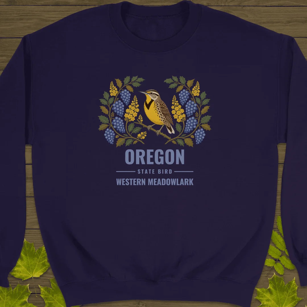 Oregon State Bird Sweatshirt in Purple